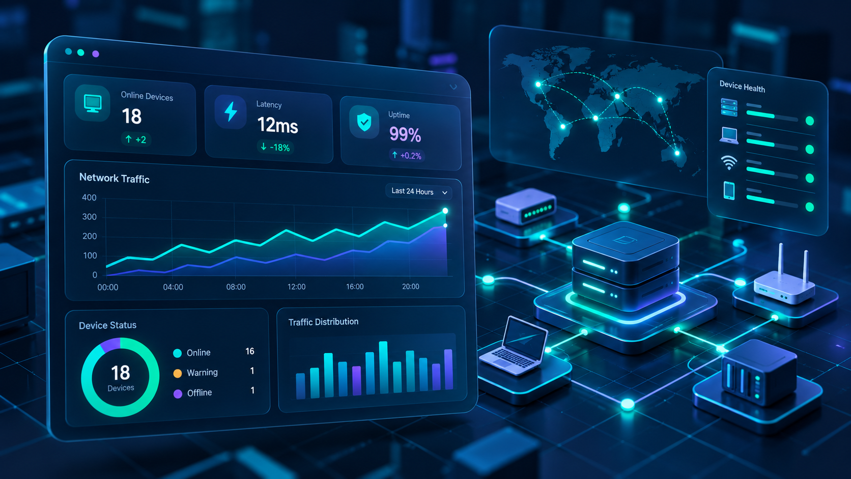 Ilustrasi Network Monitor